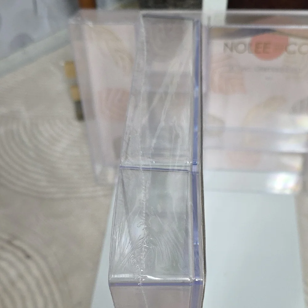 Nolee and Co. 6 Piece Glamour Grid Clear Acrylic Organizer - New Set of 2